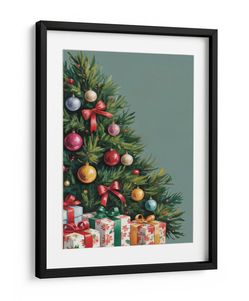 Árbol de Navidad con regalos - Andreas Magnusson | Cuadro decorativo de Canvas Lab