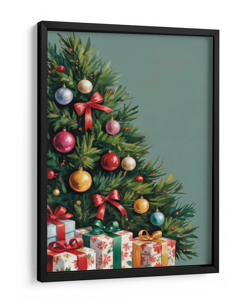 Árbol de Navidad con regalos - Andreas Magnusson | Cuadro decorativo de Canvas Lab