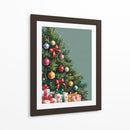 Árbol de Navidad con regalos - Andreas Magnusson | Cuadro decorativo de Canvas Lab