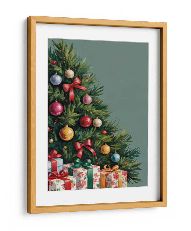 Árbol de Navidad con regalos - Andreas Magnusson | Cuadro decorativo de Canvas Lab