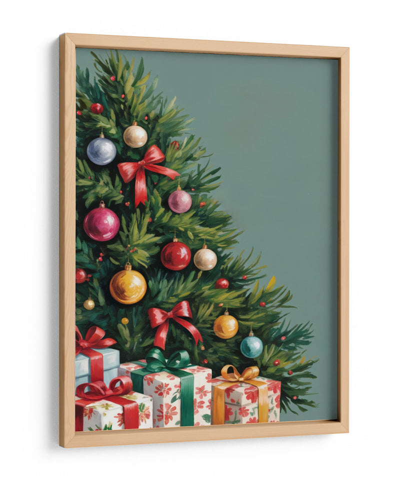 Árbol de Navidad con regalos - Andreas Magnusson | Cuadro decorativo de Canvas Lab