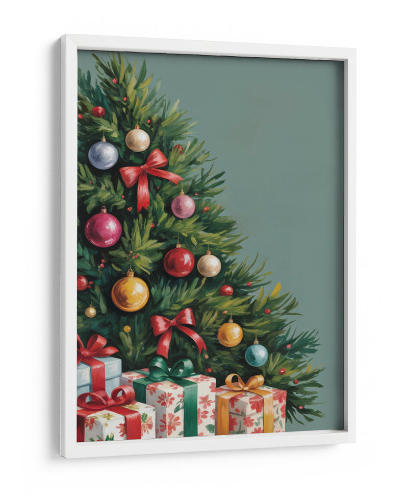 Árbol de Navidad con regalos - Andreas Magnusson | Cuadro decorativo de Canvas Lab