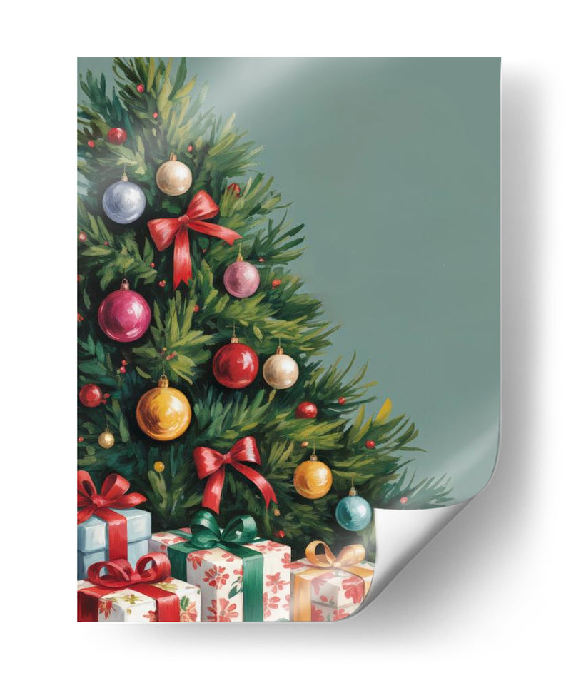 Árbol de Navidad con regalos - Andreas Magnusson | Cuadro decorativo de Canvas Lab