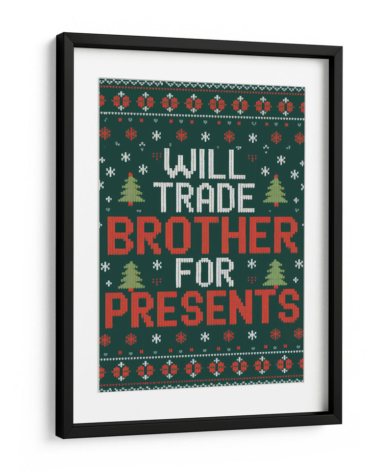 Cambiaría Hermano por Regalos - Andreas Magnusson | Cuadro decorativo de Canvas Lab