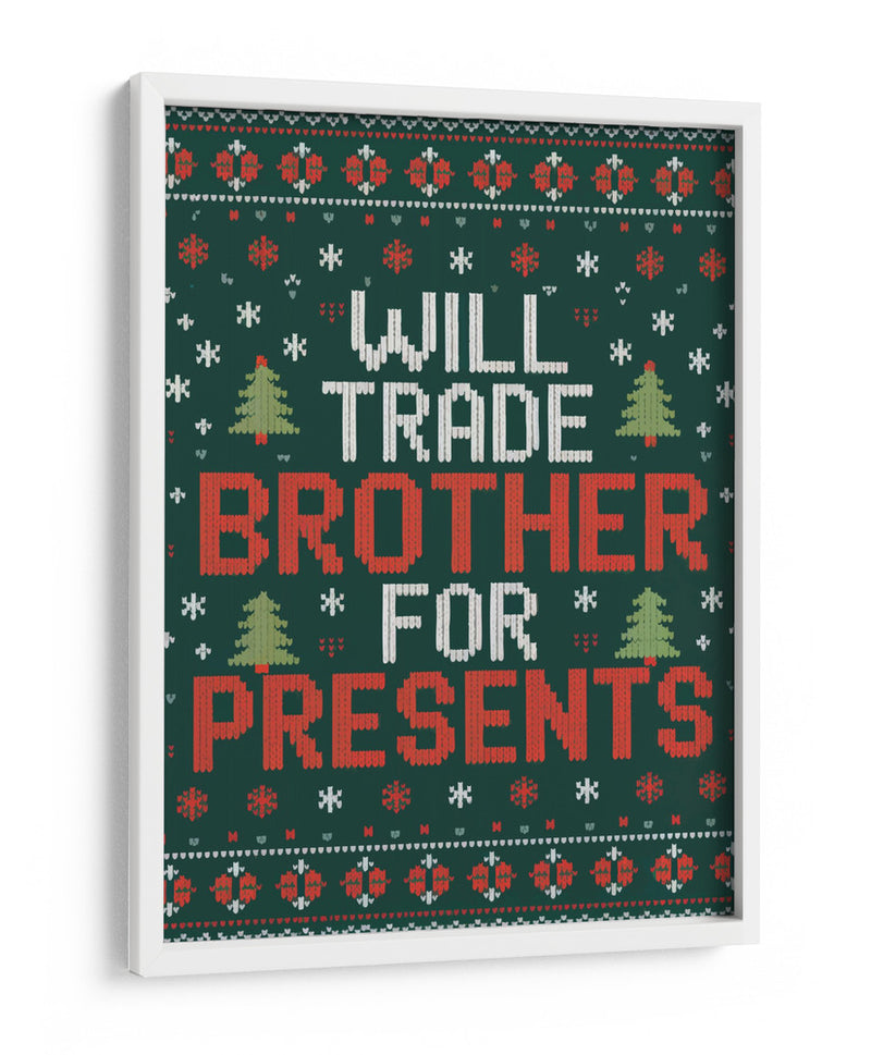 Cambiaría Hermano por Regalos - Andreas Magnusson | Cuadro decorativo de Canvas Lab