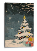 Árbol de Navidad de Revista Retro - Fluidys Studio | Cuadro decorativo de Canvas Lab