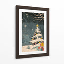 Árbol de Navidad de Revista Retro - Fluidys Studio | Cuadro decorativo de Canvas Lab