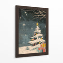 Árbol de Navidad de Revista Retro - Fluidys Studio | Cuadro decorativo de Canvas Lab