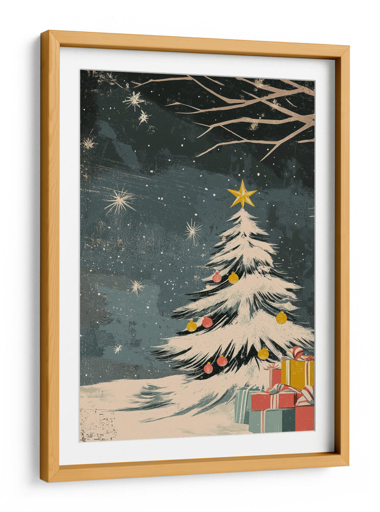 Árbol de Navidad de Revista Retro - Fluidys Studio | Cuadro decorativo de Canvas Lab