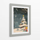 Árbol de Navidad de Revista Retro - Fluidys Studio | Cuadro decorativo de Canvas Lab