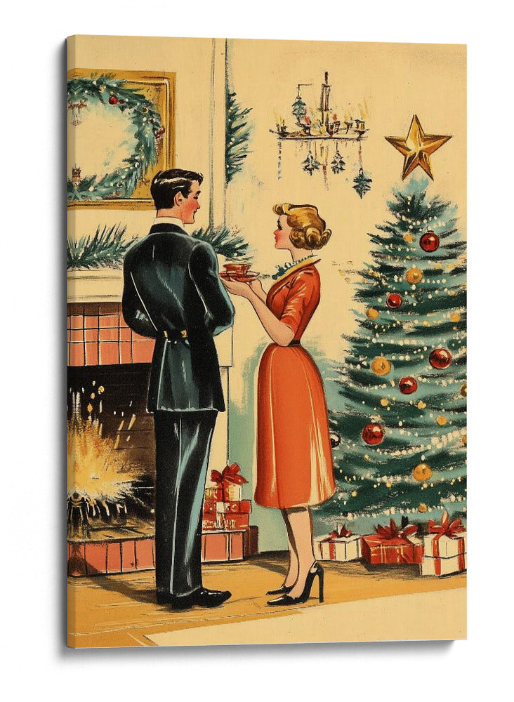 Navidad Retro - Fluidys Studio | Cuadro decorativo de Canvas Lab
