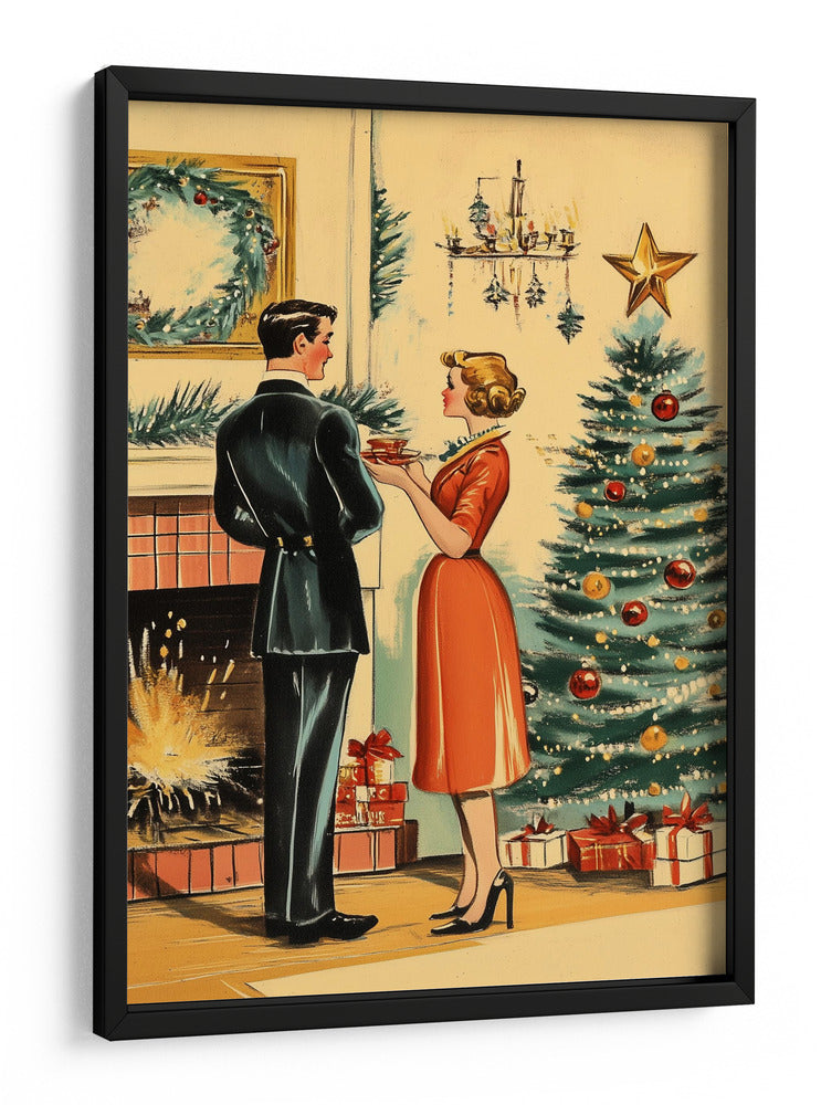 Navidad Retro - Fluidys Studio | Cuadro decorativo de Canvas Lab