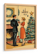 Navidad Retro - Fluidys Studio | Cuadro decorativo de Canvas Lab