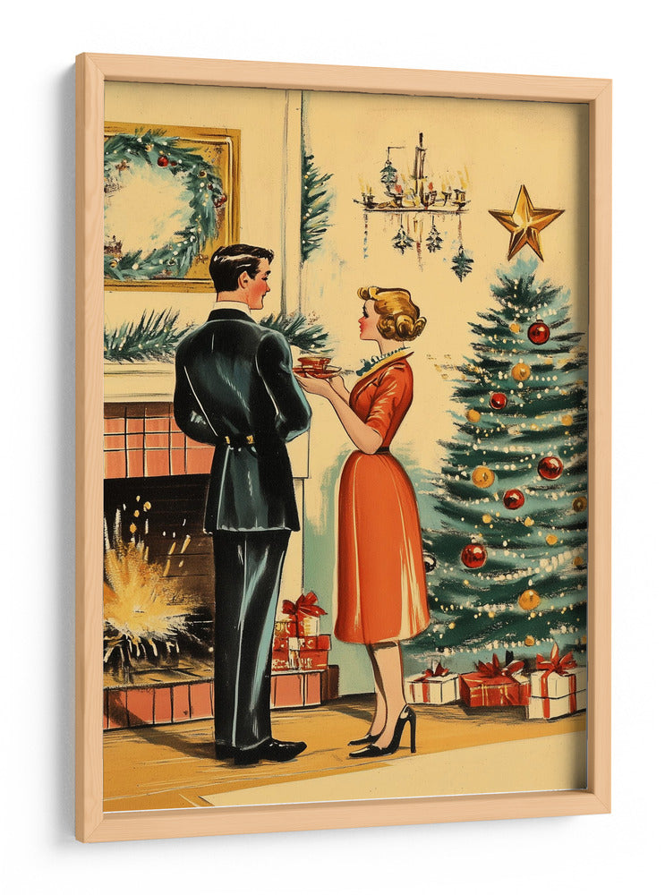 Navidad Retro - Fluidys Studio | Cuadro decorativo de Canvas Lab
