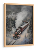 Tren de vapor nevado - Melloi Art Prints | Cuadro decorativo de Canvas Lab