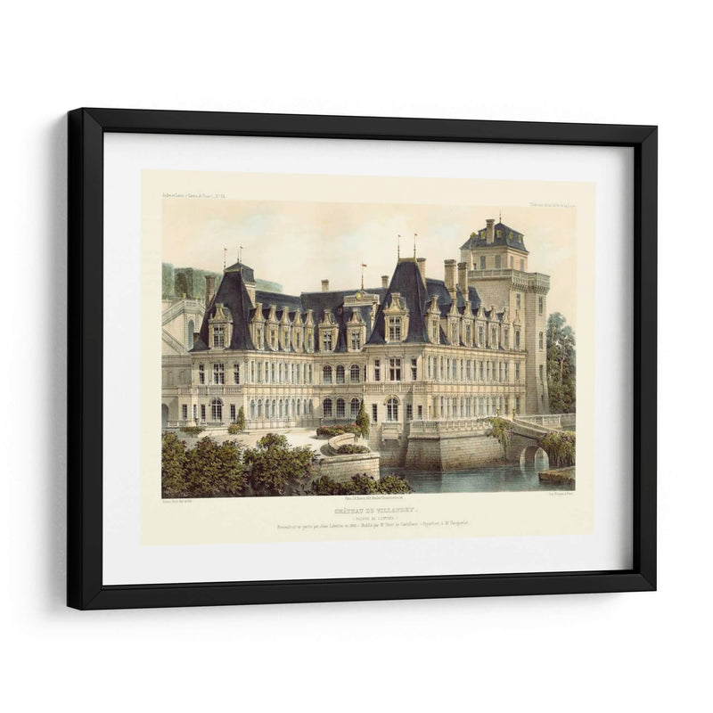 Chateaux Francés V - Victor Petit | Cuadro decorativo de Canvas Lab