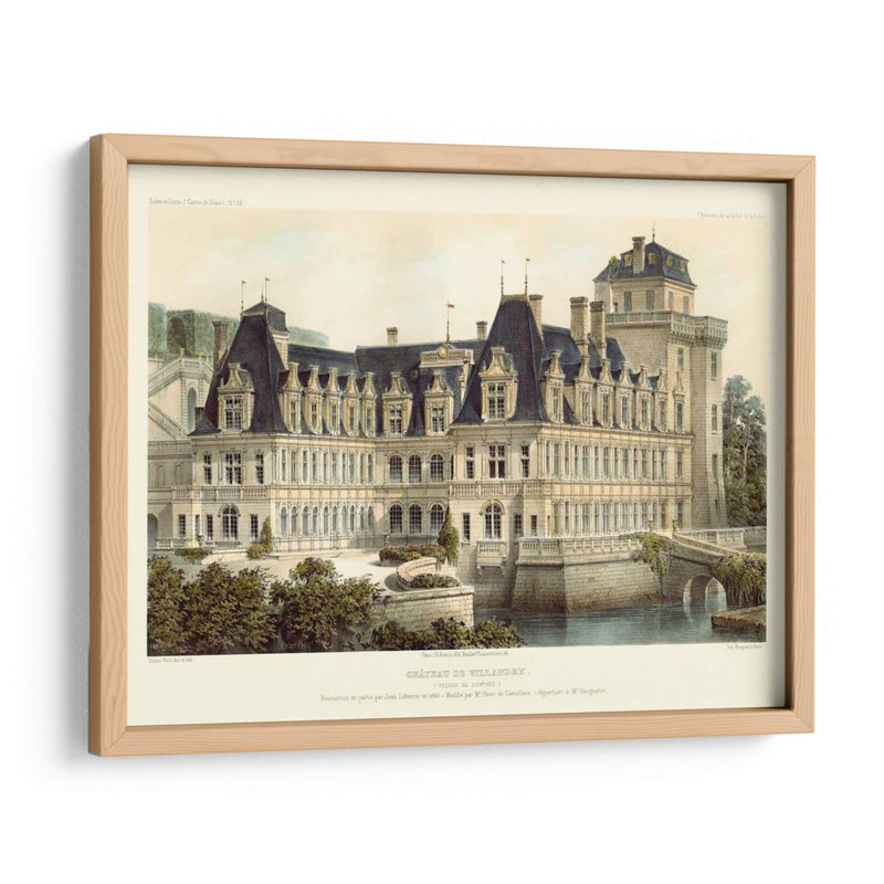 Chateaux Francés V - Victor Petit | Cuadro decorativo de Canvas Lab