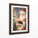 Santa Leyendo II - Melloi Art Prints | Cuadro decorativo de Canvas Lab