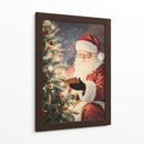 Santa Leyendo II - Melloi Art Prints | Cuadro decorativo de Canvas Lab