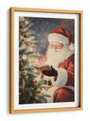 Santa Leyendo II - Melloi Art Prints | Cuadro decorativo de Canvas Lab