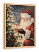 Santa Leyendo II - Melloi Art Prints | Cuadro decorativo de Canvas Lab