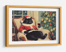 Gato Navideño Relajado - Melloi Art Prints | Cuadro decorativo de Canvas Lab
