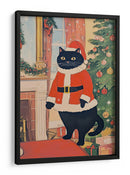 Gato de Navidad - Melloi Art Prints | Cuadro decorativo de Canvas Lab