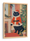 Gato de Navidad - Melloi Art Prints | Cuadro decorativo de Canvas Lab