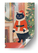 Gato de Navidad - Melloi Art Prints | Cuadro decorativo de Canvas Lab