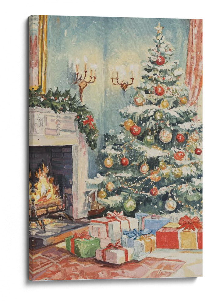 Navidad Sala de Estar - Melloi Art Prints | Cuadro decorativo de Canvas Lab