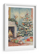 Navidad Sala de Estar - Melloi Art Prints | Cuadro decorativo de Canvas Lab