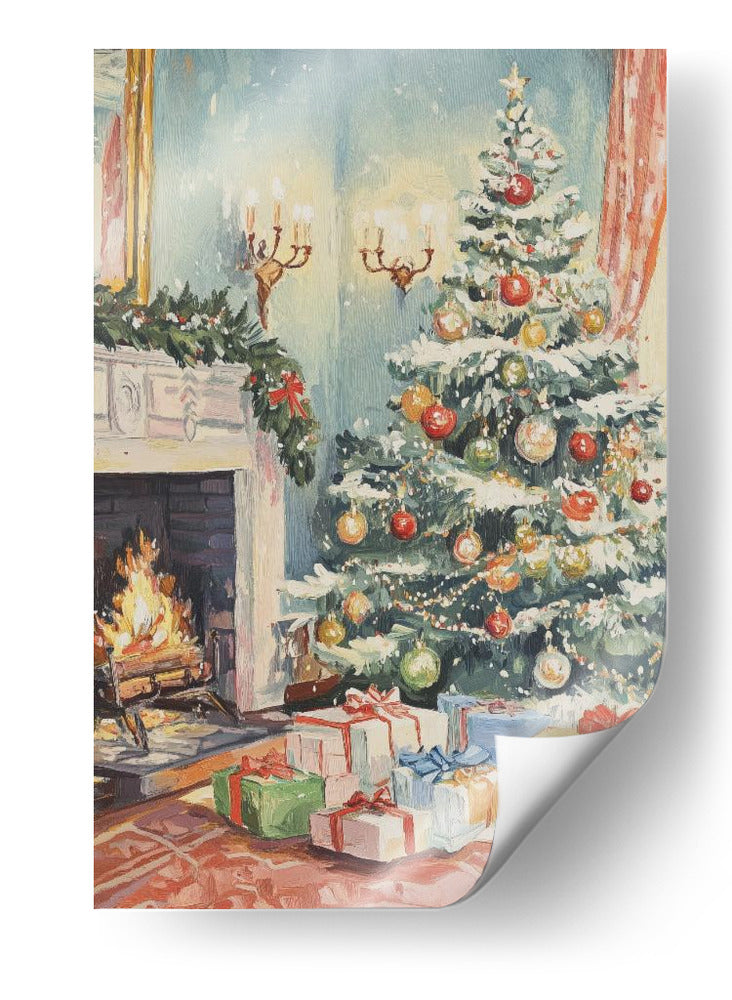 Navidad Sala de Estar - Melloi Art Prints | Cuadro decorativo de Canvas Lab