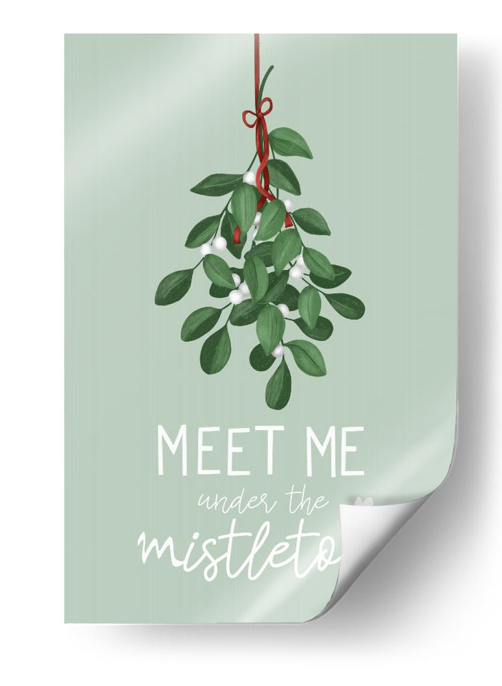 Entócame bajo el muérdago - EMELIEmaria | Cuadro decorativo de Canvas Lab