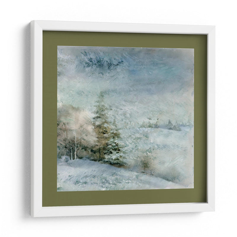 Escena Invernal: Árbol de Navidad Estilo Vintage 1 - casa cartissi | Cuadro decorativo de Canvas Lab