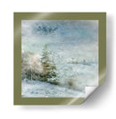 Escena Invernal: Árbol de Navidad Estilo Vintage 1 - casa cartissi | Cuadro decorativo de Canvas Lab