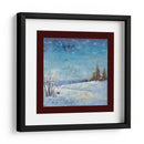 Escena invernal: Árbol de Navidad estilo vintage 6 - casa cartissi | Cuadro decorativo de Canvas Lab