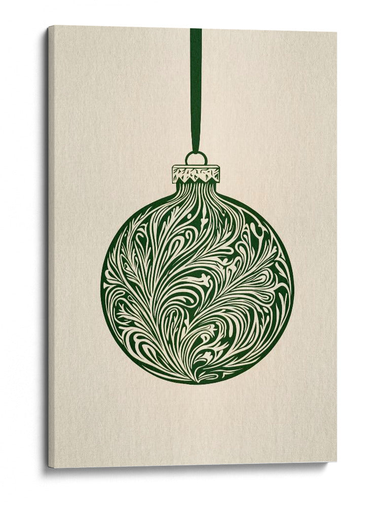 Adorno navideño verde oliva - Fluidys Studio | Cuadro decorativo de Canvas Lab
