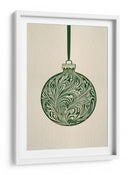 Adorno navideño verde oliva - Fluidys Studio | Cuadro decorativo de Canvas Lab