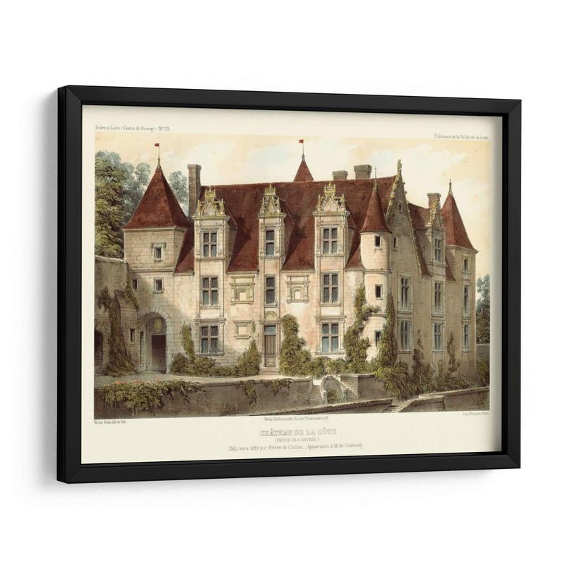 Chateaux Francés Vi - Victor Petit | Cuadro decorativo de Canvas Lab