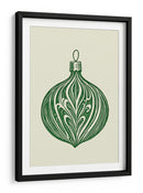 Bola de Navidad grabada en madera - Fluidys Studio | Cuadro decorativo de Canvas Lab