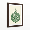Bola de Navidad grabada en madera - Fluidys Studio | Cuadro decorativo de Canvas Lab
