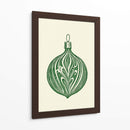 Bola de Navidad grabada en madera - Fluidys Studio | Cuadro decorativo de Canvas Lab