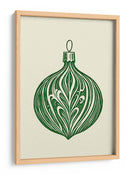 Bola de Navidad grabada en madera - Fluidys Studio | Cuadro decorativo de Canvas Lab