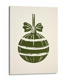 Adorno de Navidad verde - Fluidys Studio | Cuadro decorativo de Canvas Lab