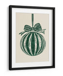 Adorno de Navidad Ilustración Verde - Fluidys Studio | Cuadro decorativo de Canvas Lab