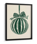Adorno de Navidad Ilustración Verde - Fluidys Studio | Cuadro decorativo de Canvas Lab