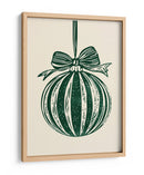 Adorno de Navidad Ilustración Verde - Fluidys Studio | Cuadro decorativo de Canvas Lab