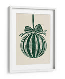 Adorno de Navidad Ilustración Verde - Fluidys Studio | Cuadro decorativo de Canvas Lab