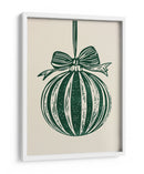 Adorno de Navidad Ilustración Verde - Fluidys Studio | Cuadro decorativo de Canvas Lab