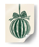 Adorno de Navidad Ilustración Verde - Fluidys Studio | Cuadro decorativo de Canvas Lab